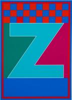 Dazzle Letter Z by Sir Peter Blake